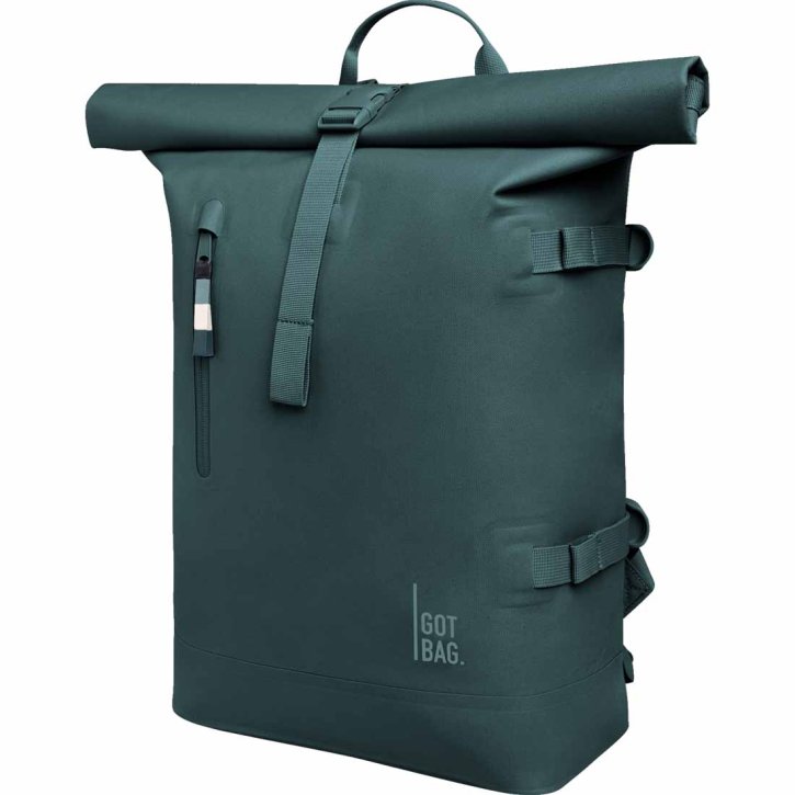 GOTBAG. RollTop 2.0 Laptoprucksack monochrome sea teal